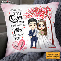 Personalized Wedding I Choose You Mr And Mrs Pillow JL222 23O34 thumb 1
