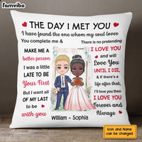 Personalized Wedding Mr And Mrs The Day Pillow JL215 23O28 thumb 1