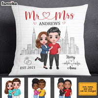 Personalized Mr And Mrs Couple Pillow JL221 23O28 thumb 1