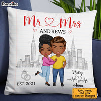 Personalized Mr And Mrs Couple Pillow JL221 23O28 thumb 1