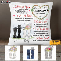Personalized Wedding Mr & Mrs Pillow JL221 32O53 thumb 1