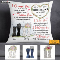 Personalized Wedding Mr & Mrs Pillow JL221 32O53 thumb 1