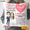 Personalized Wedding Couple Mr & Mrs Pillow JL227 32O28 1