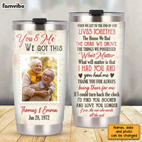 Personalized Couple Photo Steel Tumbler JL217 30O31 thumb 1