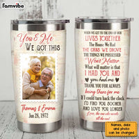Personalized Couple Photo Steel Tumbler JL217 30O31 thumb 1