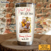 Personalized Couple Photo Steel Tumbler JL217 30O31 thumb 1
