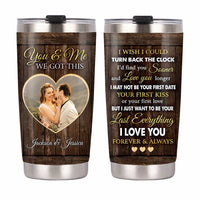 Personalized Couple Photo Steel Tumbler JL215 30O31 thumb 1