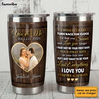 Personalized Couple Photo Steel Tumbler JL215 30O31 thumb 1