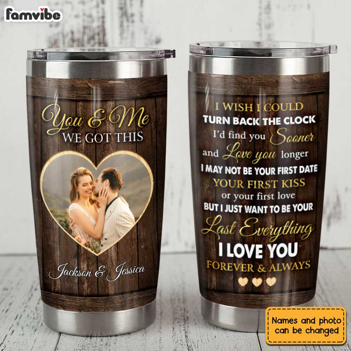Personalized Couple Photo Steel Tumbler JL215 30O31 1