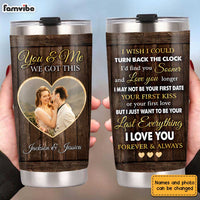 Personalized Couple Photo Steel Tumbler JL215 30O31 thumb 1
