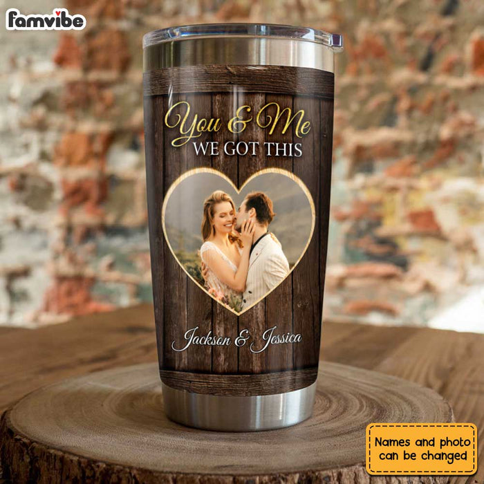 Personalized Couple Photo Steel Tumbler JL215 30O31 1