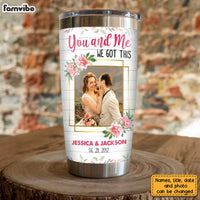 Personalized To My Wife Photo Steel Tumbler JL214 30O31 thumb 1