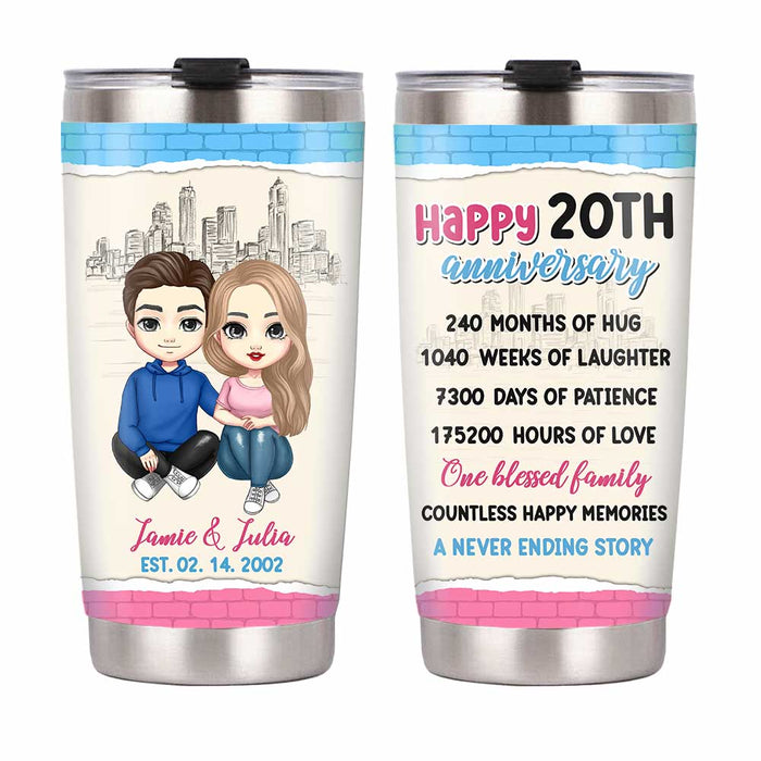 Personalized Anniversary Steel Tumbler JL213 30O31 1