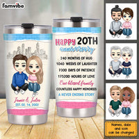 Personalized Anniversary Steel Tumbler JL213 30O31 thumb 1