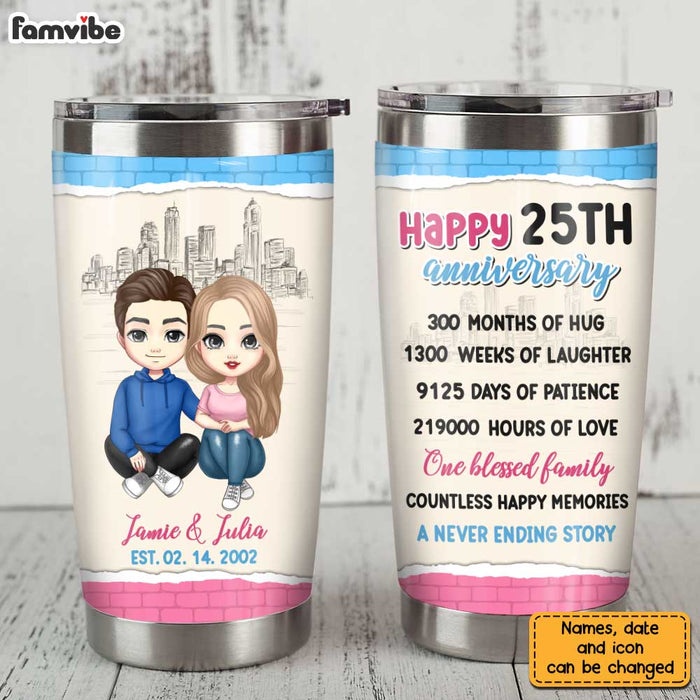 Personalized Anniversary Steel Tumbler JL213 30O31 1