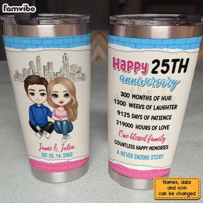 Personalized Anniversary Steel Tumbler JL213 30O31 1
