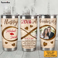 Personalized Anniversary Photo Steel Tumbler JL2110 30O31 thumb 1