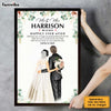 Personalized Wedding Couple Mr & Mrs Poster JL222 32O47 1