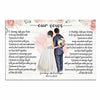 Personalized Our Vows Wedding Couple Poster JL225 32O34 1