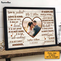 Personalized Wedding Photo Mr & Mrs Poster JL226 32O34 thumb 1