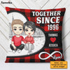 Personalized Couple Together Since Retro Pillow JL221 58O31 1