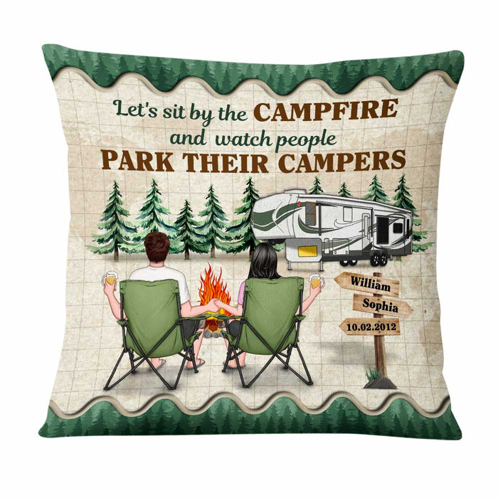 Personalized Camping Couple Pillow JL222 30O47 1