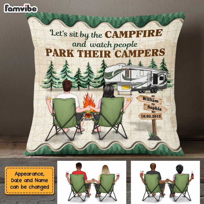 Personalized Camping Couple Pillow JL222 30O47 1