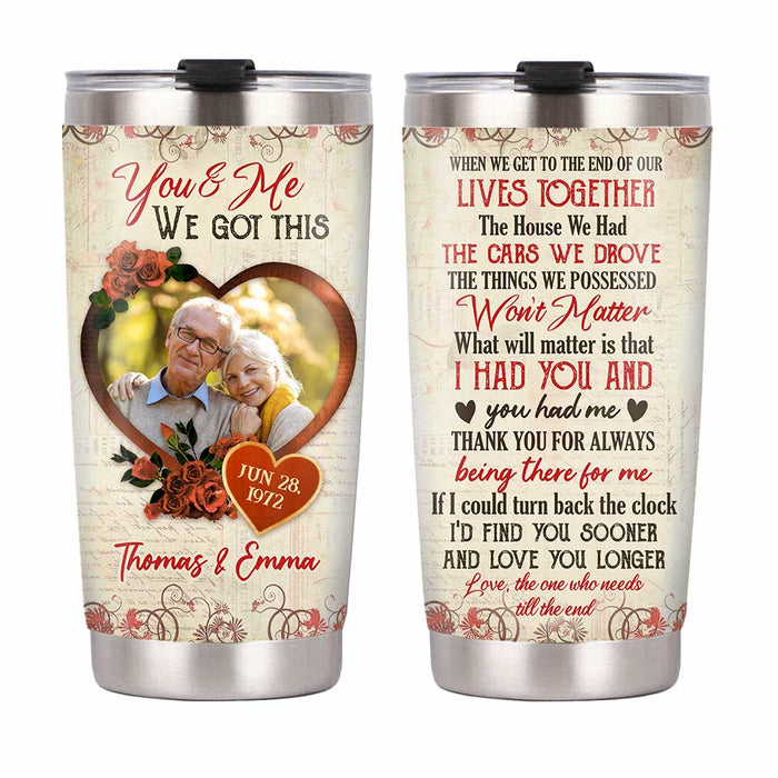 Personalized Couple Photo Steel Tumbler JL2212 30O31 1