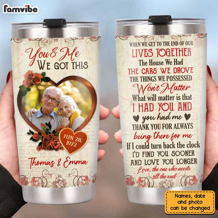 Personalized Couple Photo Steel Tumbler JL2212 30O31 1