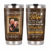 Personalized To My Wife Photo Steel Tumbler JL229 30O31 1