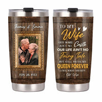 Personalized To My Wife Photo Steel Tumbler JL229 30O31 thumb 1