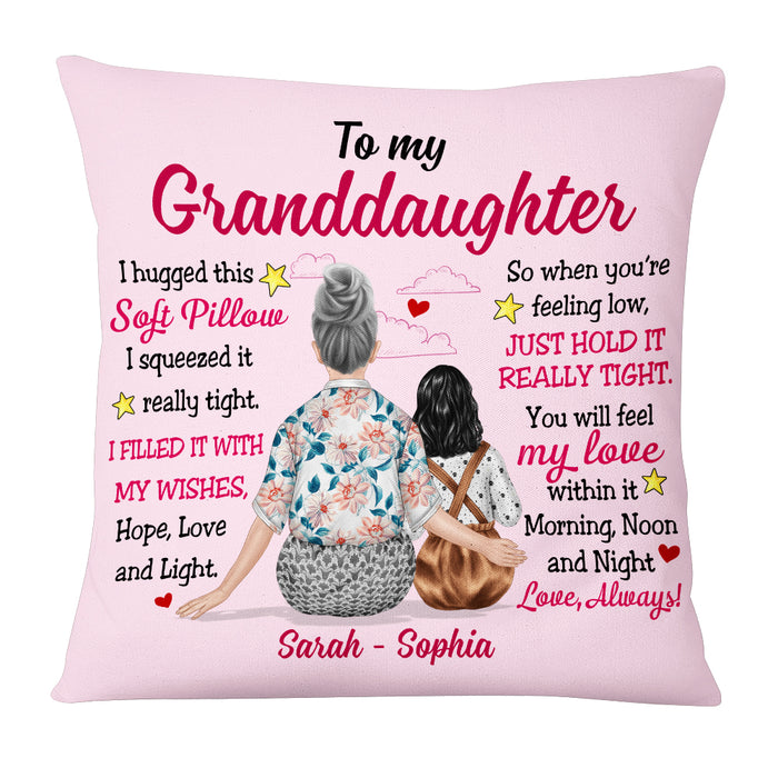Personalized Granddaughter Hug This Pillow JL251 23O53 1