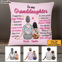 Personalized Granddaughter Hug This Pillow JL251 23O53 thumb 1