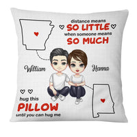 Personalized Couple Long Distance Pillow JL253 85O28 thumb 1