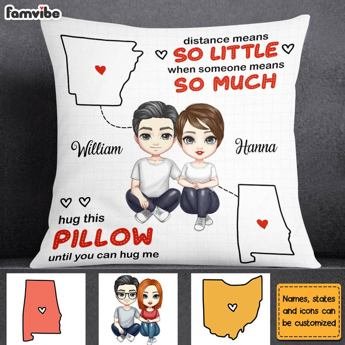 Personalized Couple Long Distance Pillow JL253 85O28 1
