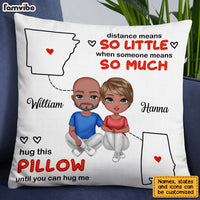 Personalized Couple Long Distance Pillow JL253 85O28 thumb 1