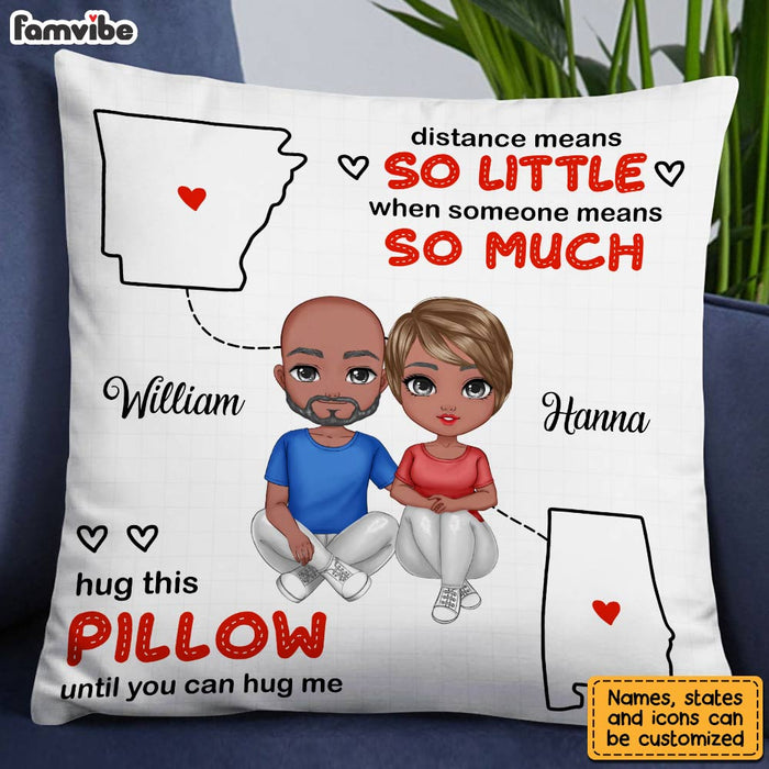 Personalized Couple Long Distance Pillow JL253 85O28 1