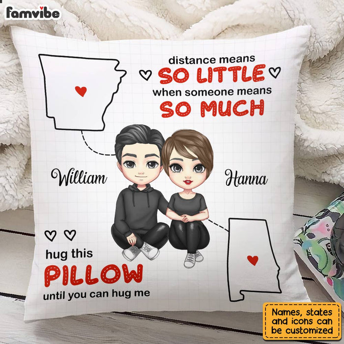 Personalized Couple Long Distance Pillow JL253 85O28 1