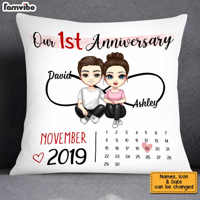 Personalized Couple Anniversary Pillow JL252 85O34 1