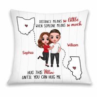 Personalized Couple Long Distance Pillow JL255 85O34 thumb 1