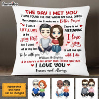 Personalized Couple The Day We Met Pillow JL252 30O47 thumb 1