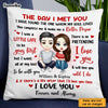 Personalized Couple The Day We Met Pillow JL252 30O47 1
