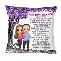 Personalized Couple The Day Pillow JL255 23O47 thumb 1