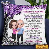 Personalized Couple The Day Pillow JL255 23O47 thumb 1