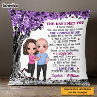 Personalized Couple The Day Pillow JL255 23O47 thumb 1
