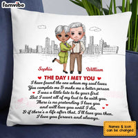 Personalized Couple The Day I Met You Pillow JL272 32O34 thumb 1