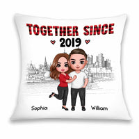 Personalized Love Couple Together Since Pillow JL262 32O34 thumb 1