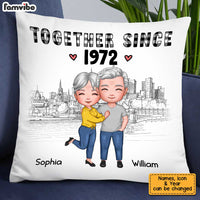 Personalized Love Couple Together Since Pillow JL262 32O34 thumb 1