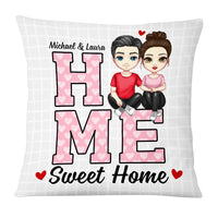 Personalized Couple Home Sweet Home Pillow JL261 85O53 thumb 1