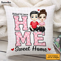 Personalized Couple Home Sweet Home Pillow JL261 85O53 thumb 1
